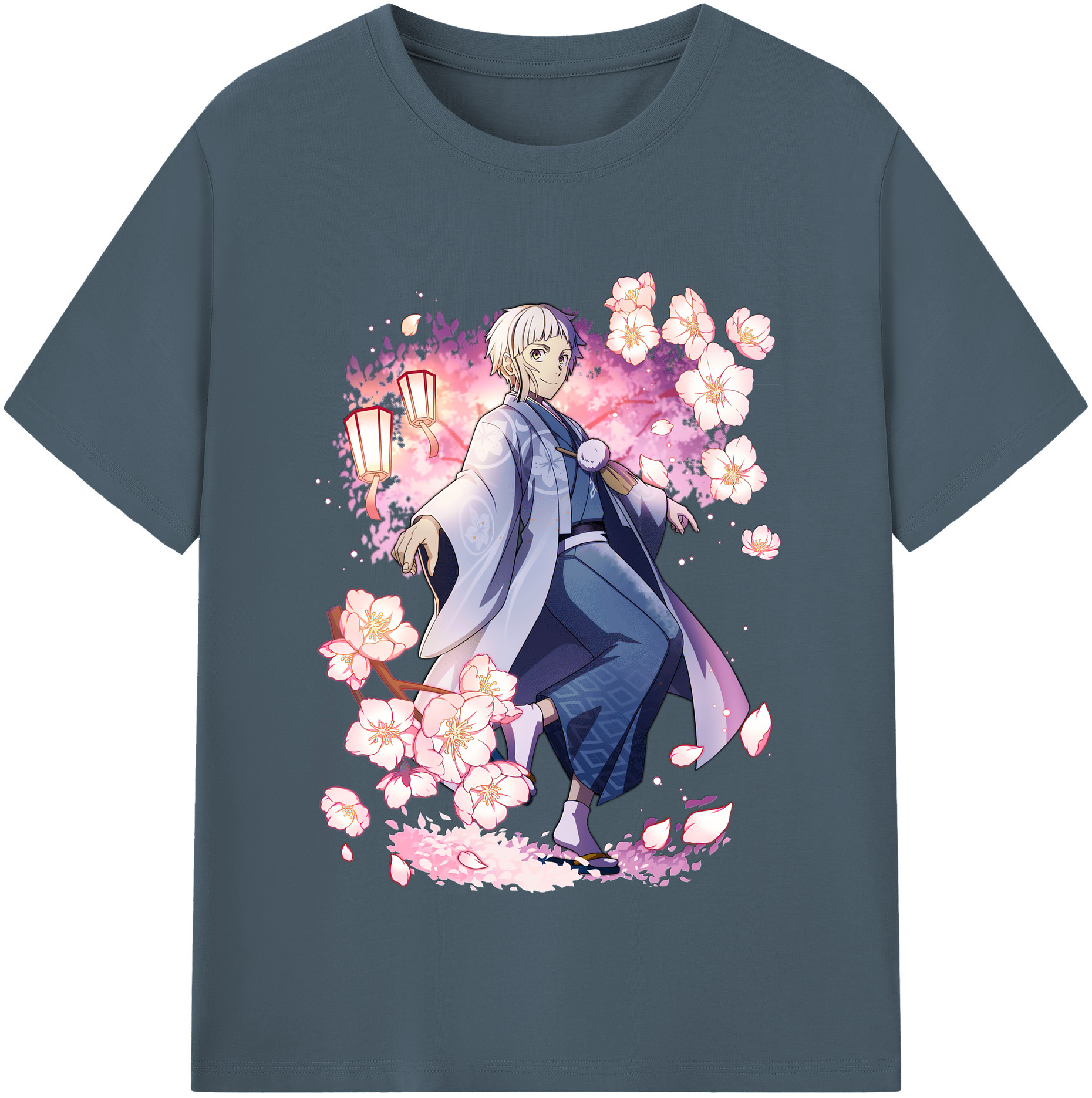 （画像用） 文豪ストレイドッグス Bungo Stray Dogs 綿100％半袖Tシャツ（フロントプリント）